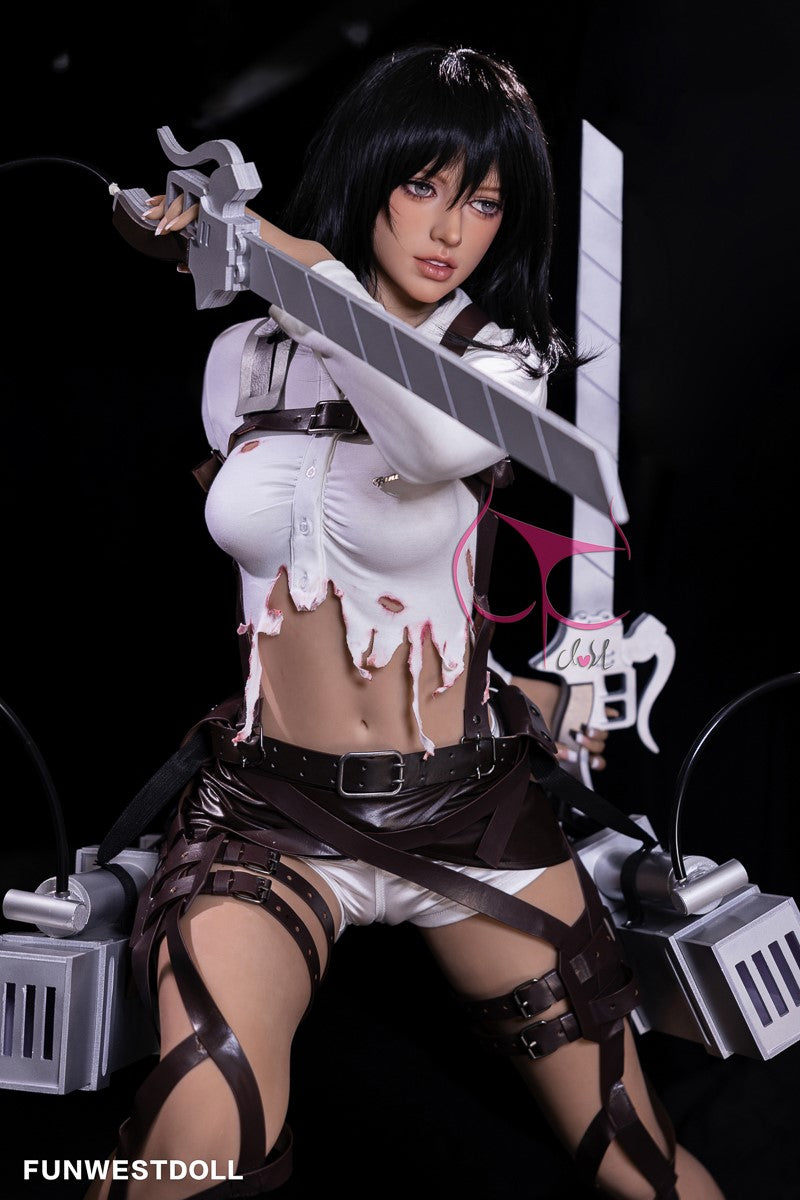 Mikasa Chloe sexdukke (FunWest Doll 159 cm a-cup #035 TPE)