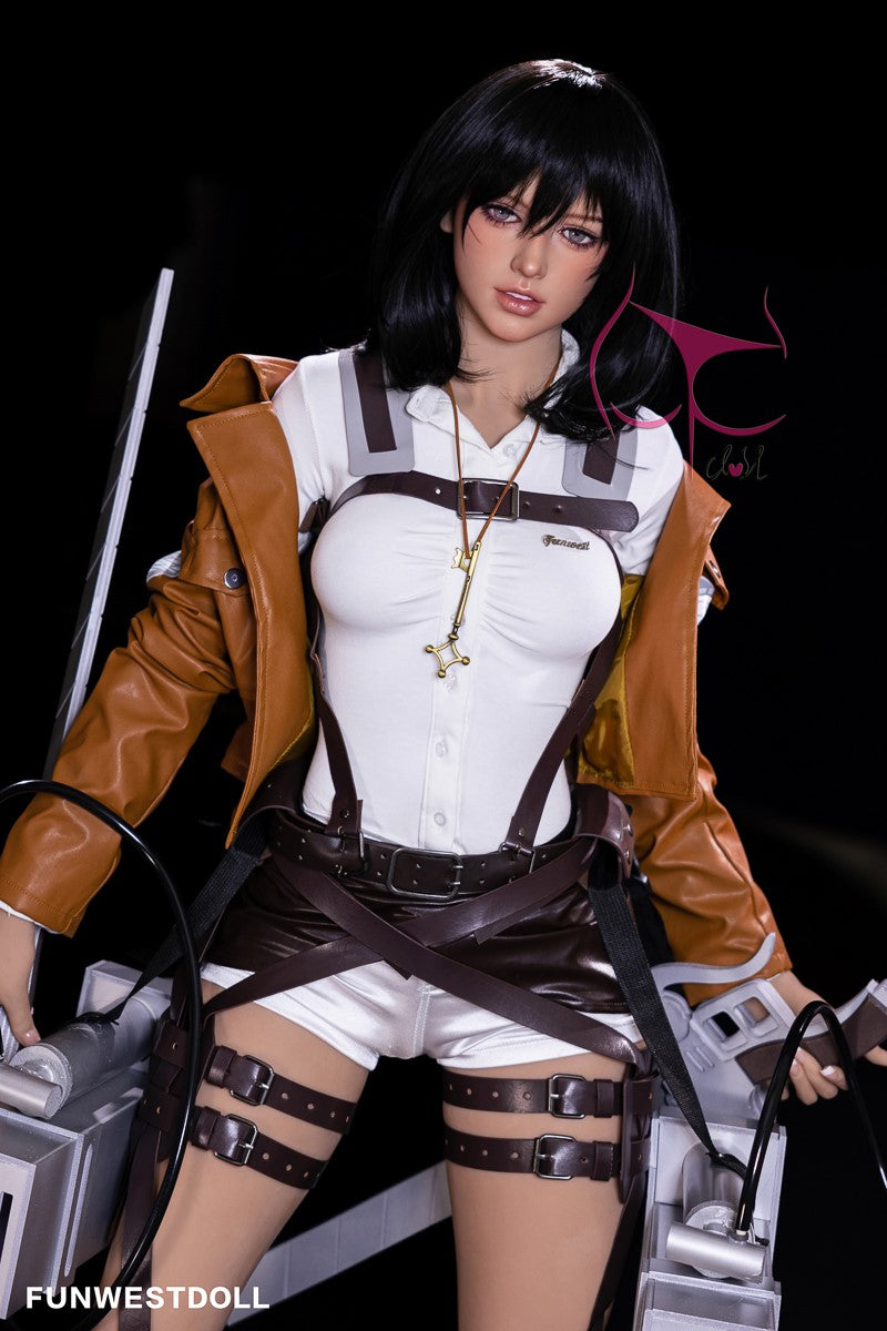 Mikasa Chloe sexdukke (FunWest Doll 159 cm a-cup #035 TPE)