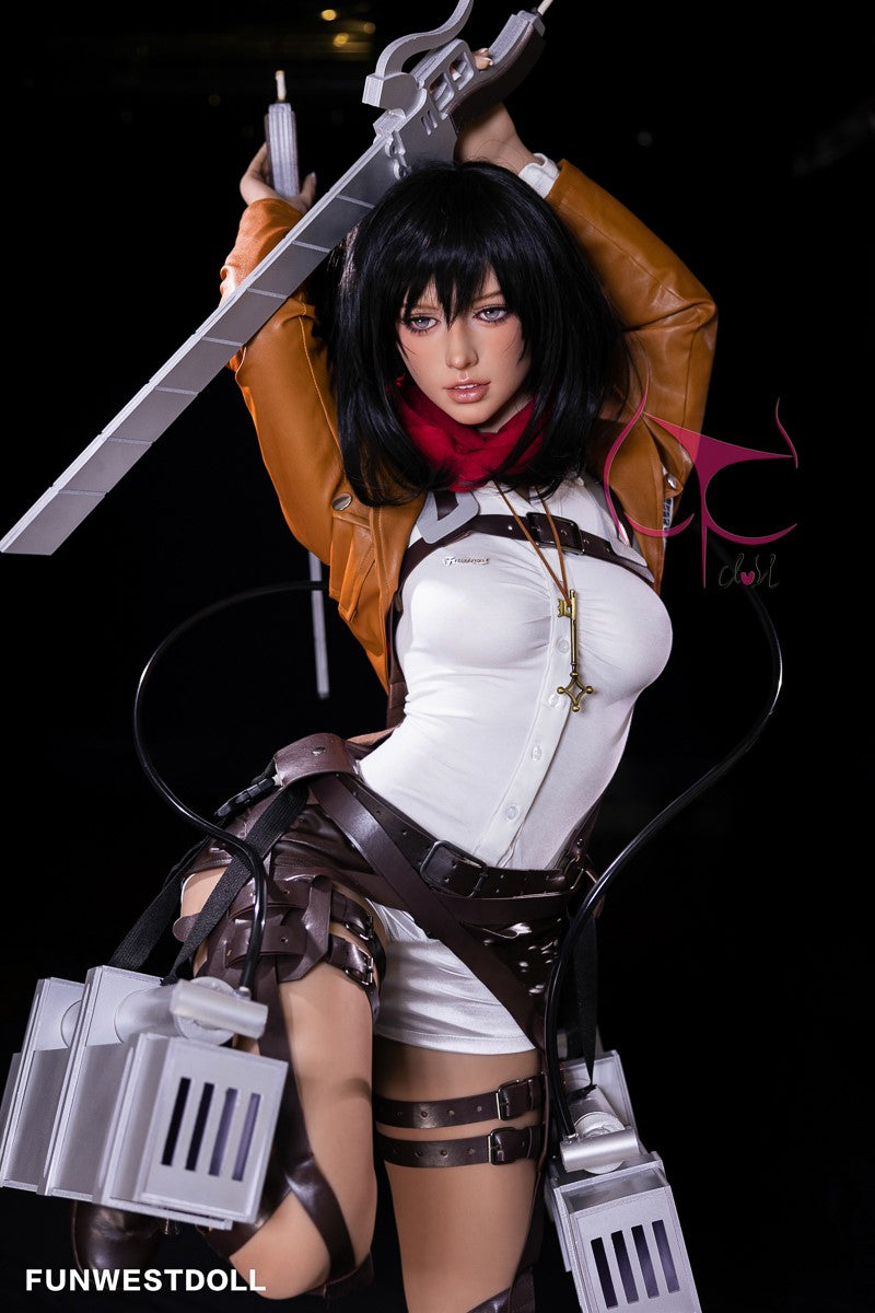 Mikasa Chloe sexdukke (FunWest Doll 159 cm a-cup #035 TPE)