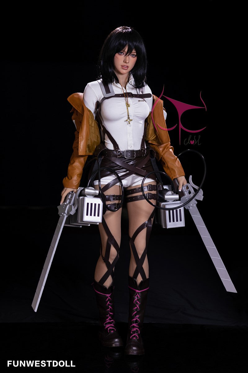 Mikasa Chloe sexdukke (FunWest Doll 159 cm a-cup #035 TPE)