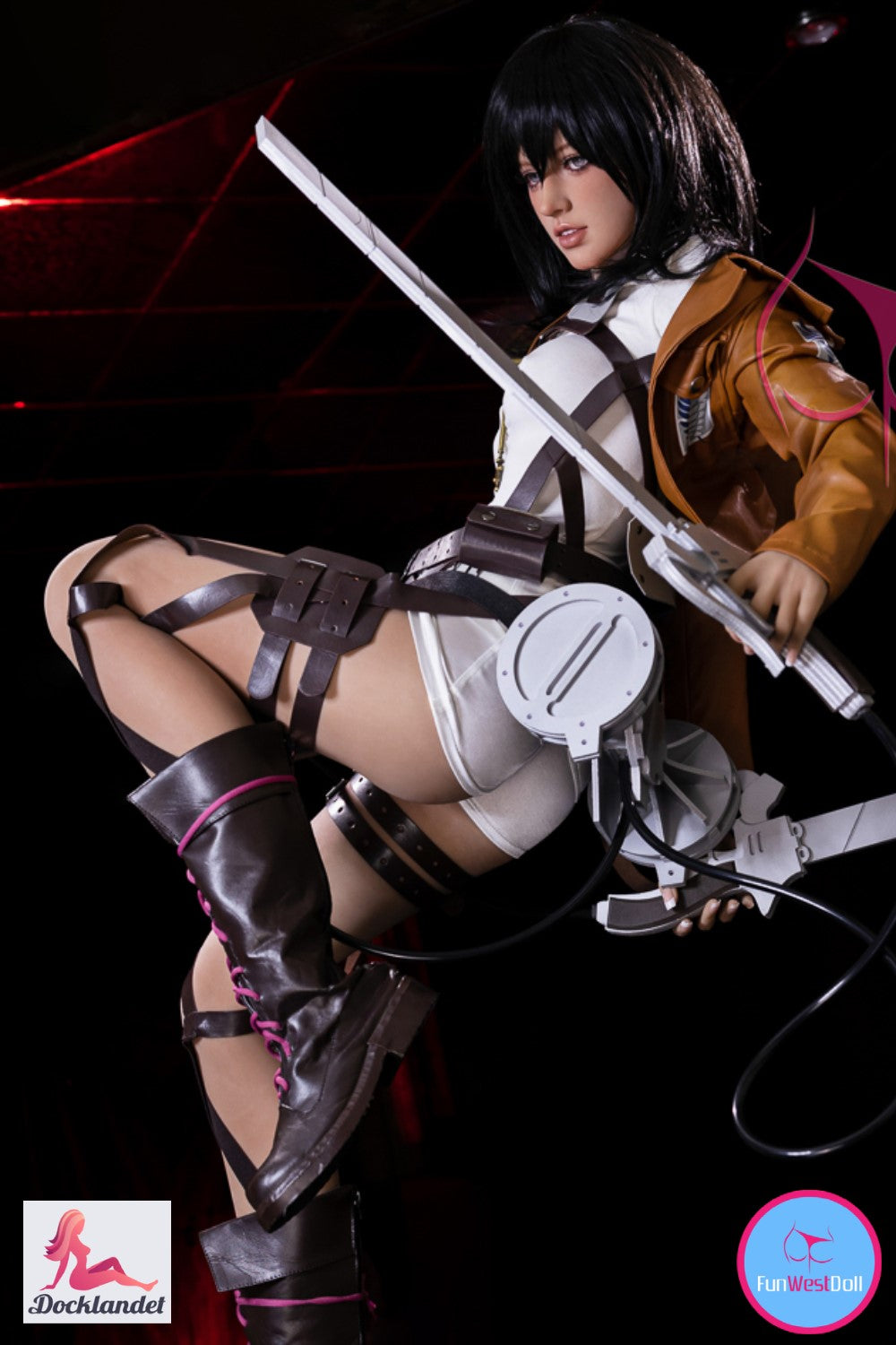 Mikasa Chloe sexdukke (FunWest Doll 159 cm a-cup #035 TPE)