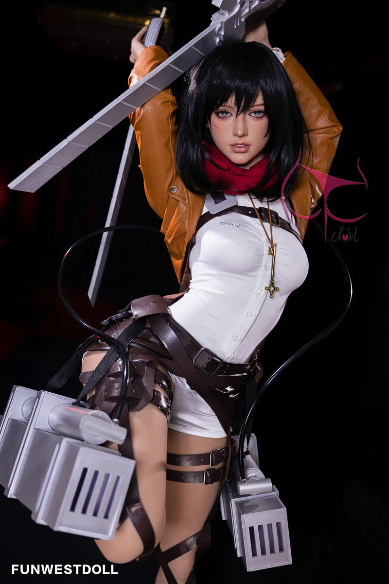 Mikasa Chloe sexdukke (FunWest Doll 159 cm a-cup #035 TPE)