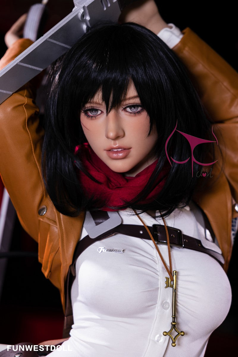 Mikasa Chloe sexdukke (FunWest Doll 159 cm a-cup #035 TPE)