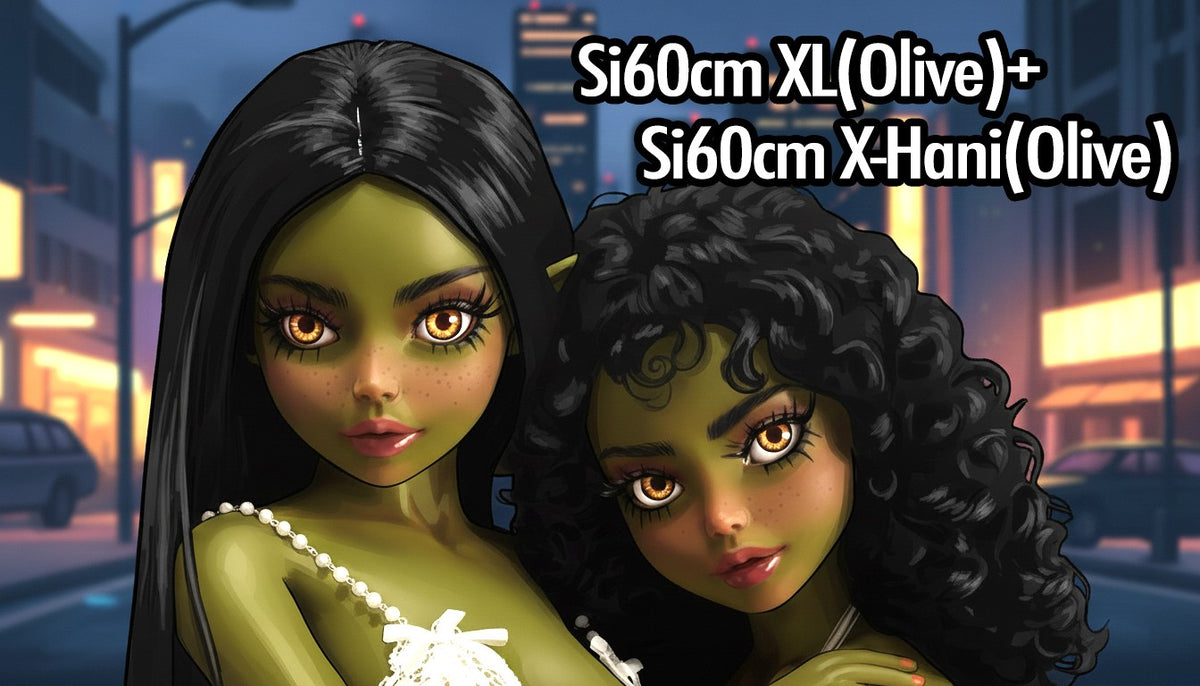 Honning sexdukke (Climax Doll Mini 60 cm B-cup silikone)