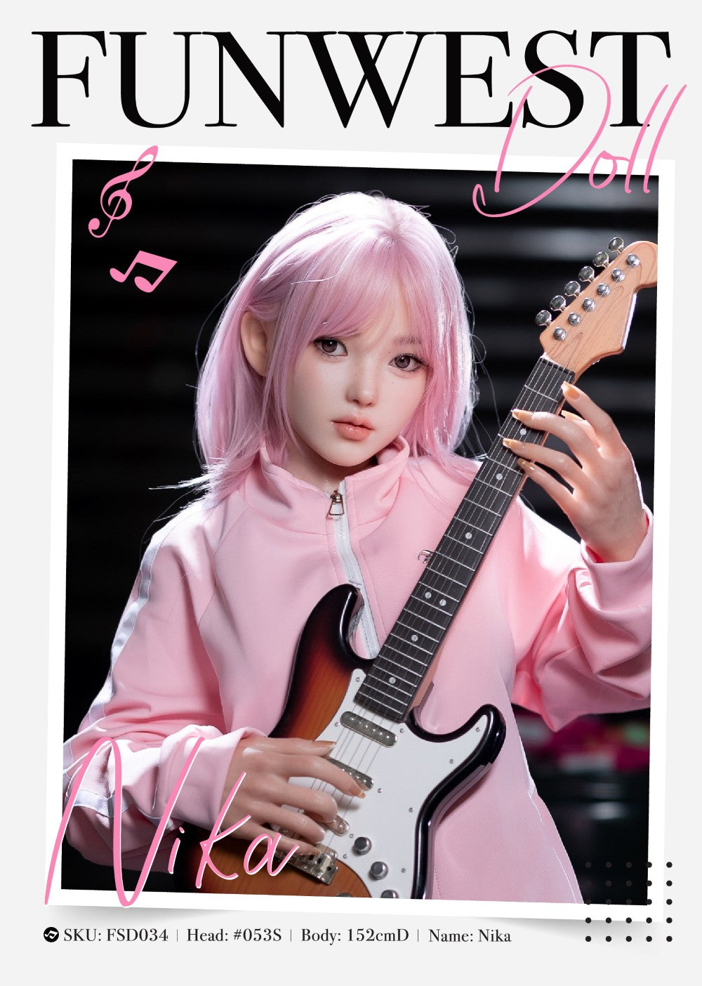 Nika sexdukke (FunWest Doll 152 cm D-cup #053S RST silikone)