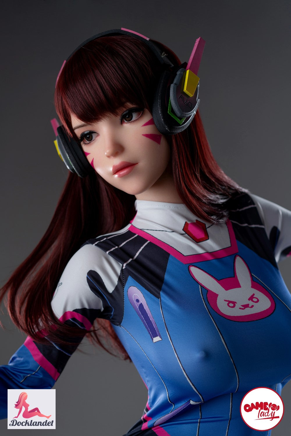 D.Va Hana sang sexdukke (Game Lady 167 cm D-cup nr. 23 silikone)