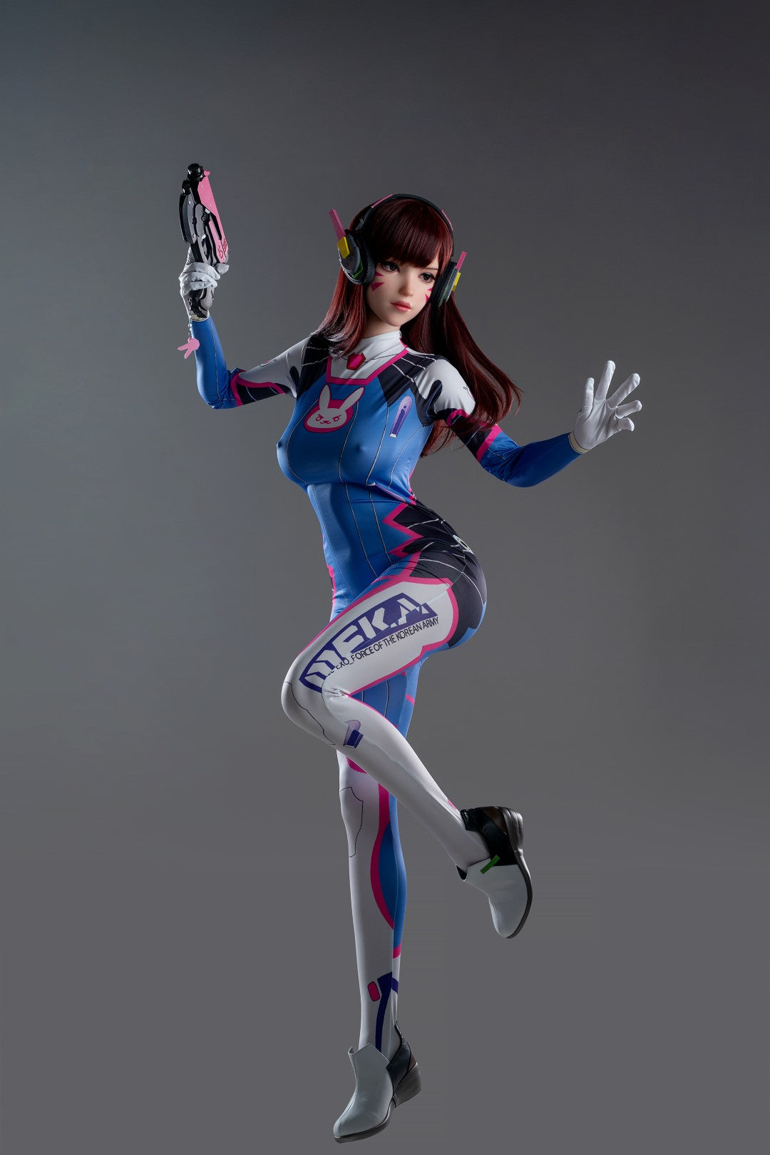 D.Va Hana sang sexdukke (Game Lady 167 cm D-cup nr. 23 silikone)
