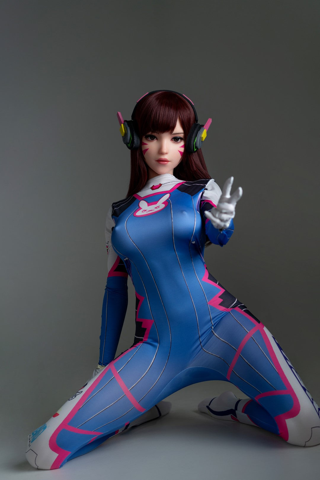 D.Va Hana sang sexdukke (Game Lady 167 cm D-cup nr. 23 silikone)