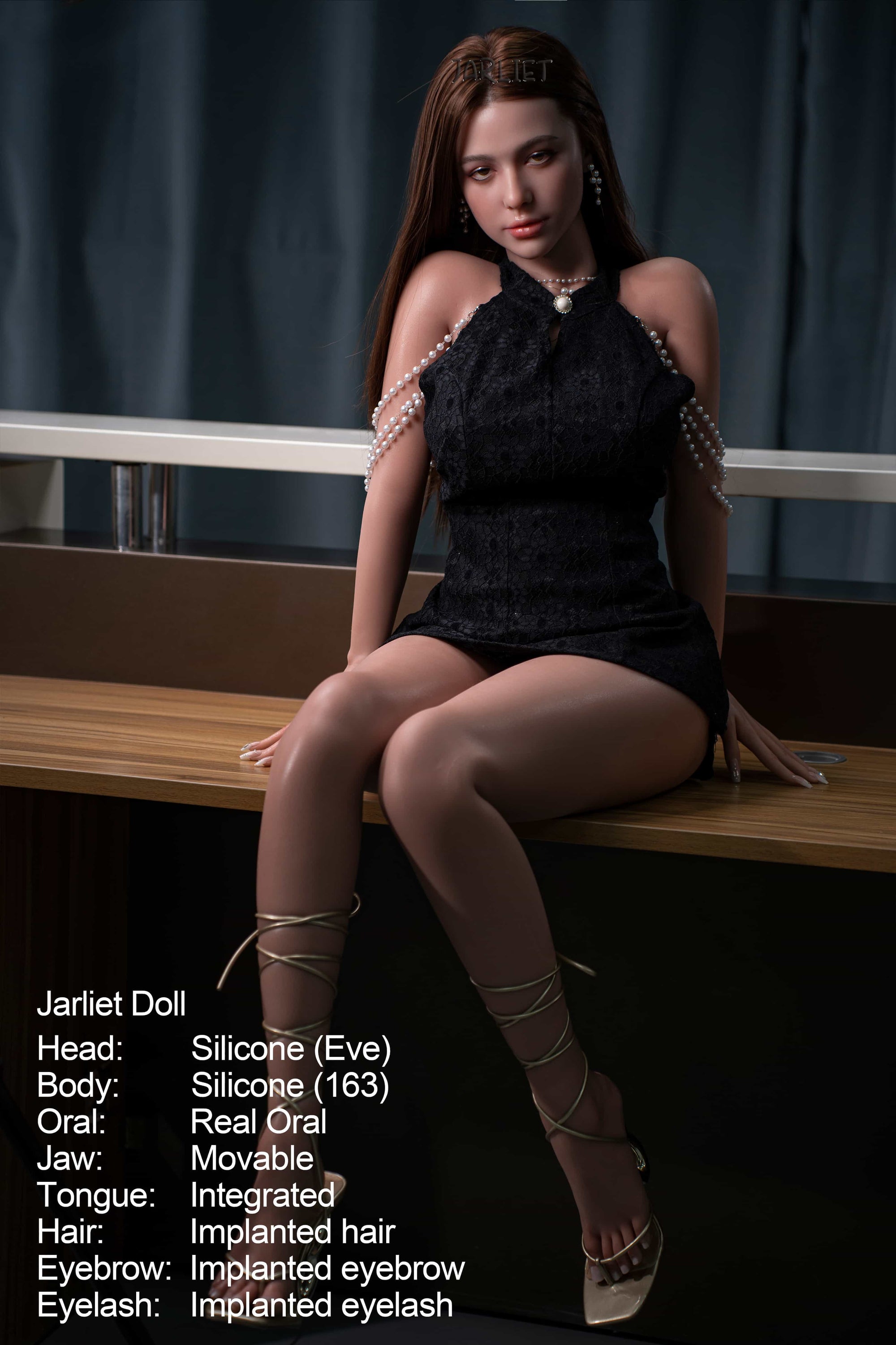 Eva sexdukke (Jarliet 163 cm d-cup silikone)
