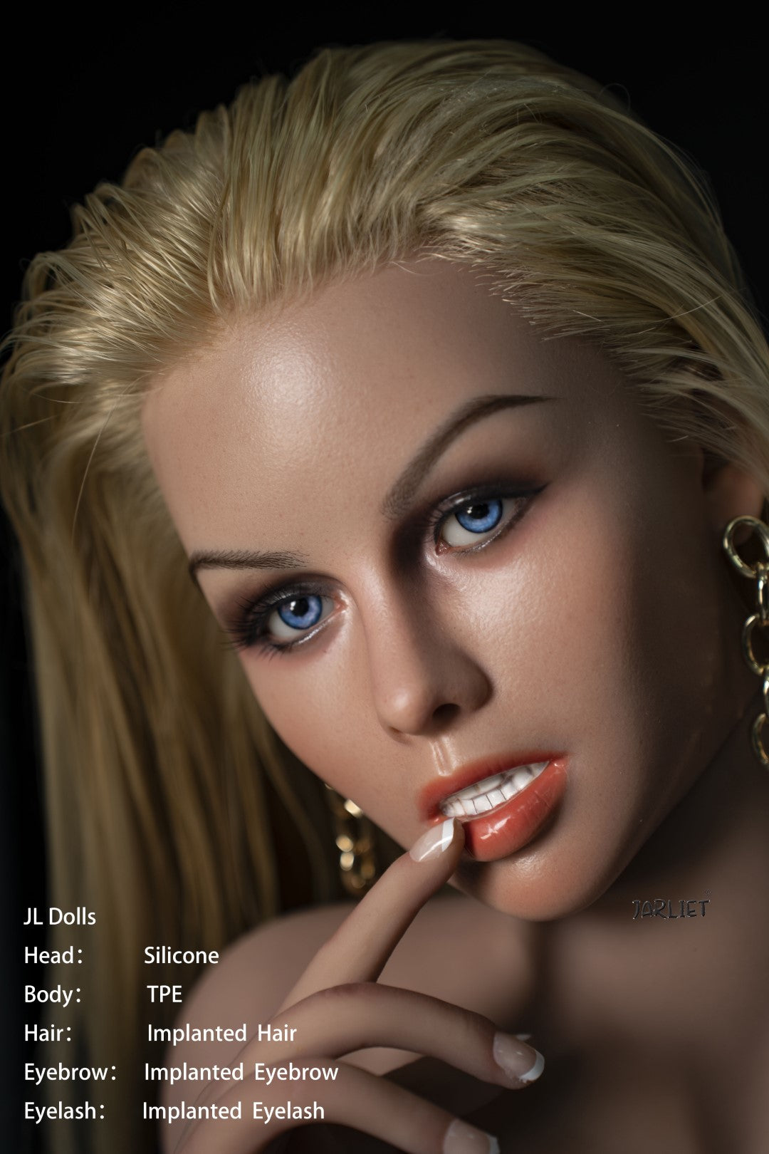 Blanche sexdukke (Jarliet 148 cm E-cup TPE+silikone)