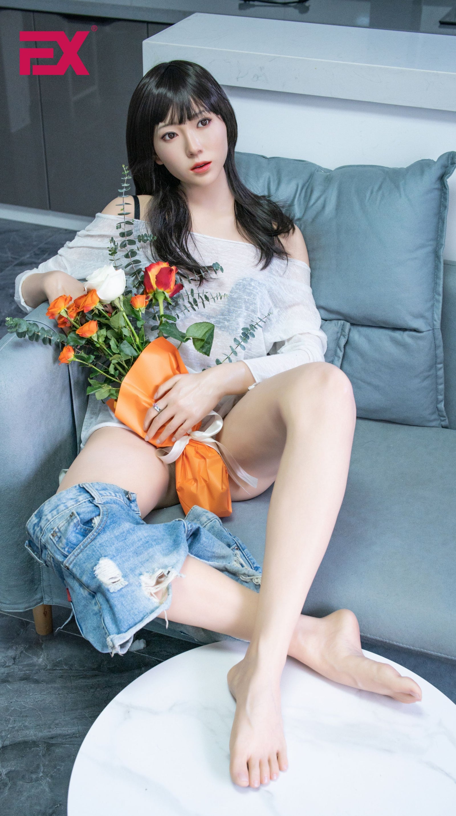 Monique V1 sexdukke (EXDoll 164 cm B-cup #Exclone silikone)