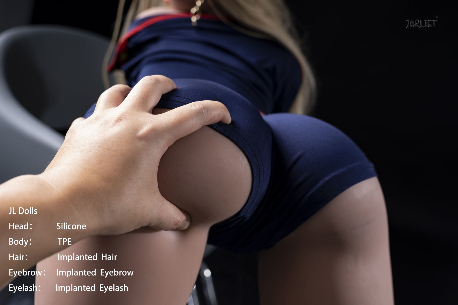 Blanche sexdukke (Jarliet 148 cm E-cup TPE+silikone)