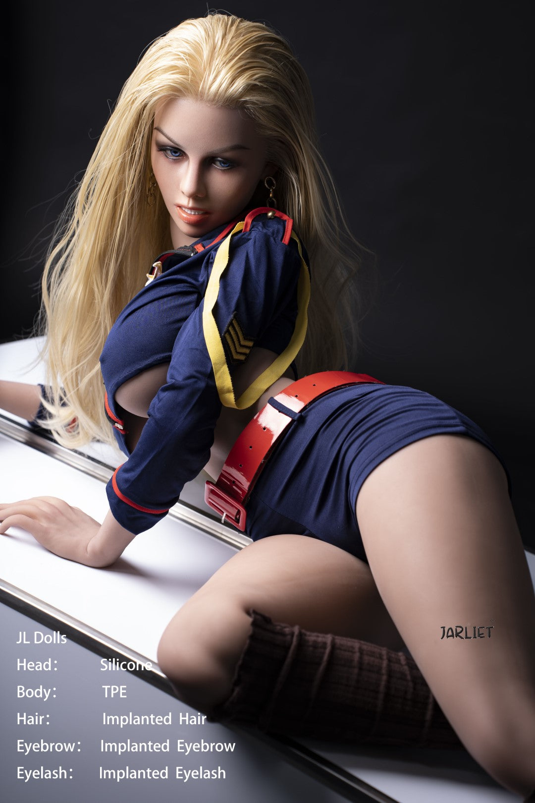 Blanche sexdukke (Jarliet 148 cm E-cup TPE+silikone)