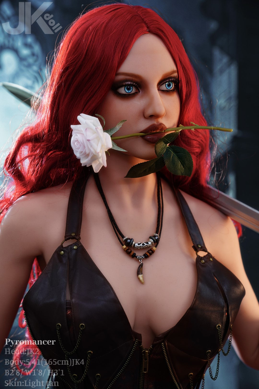 Pyromanisk sexdukke (JK-Doll 165 cm d-cup JK2 TPE)