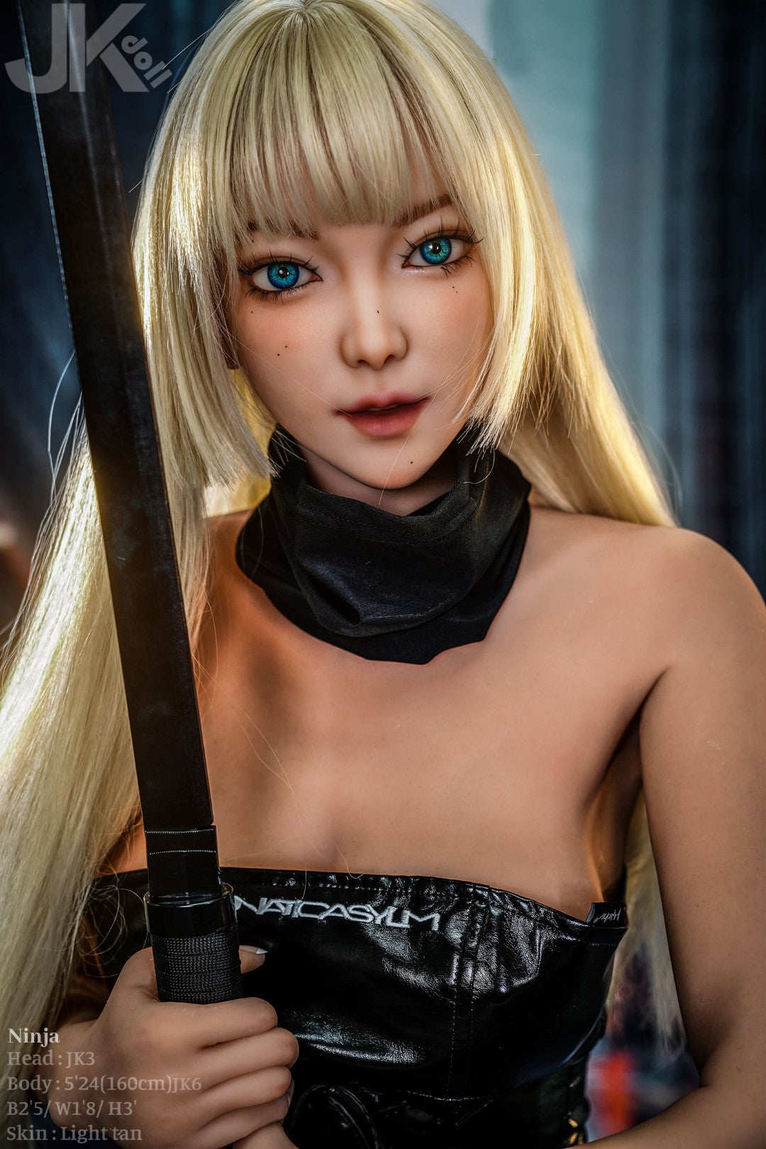 Ninja sexdukke (JK-Doll 160 cm d-cup JK3 TPE)