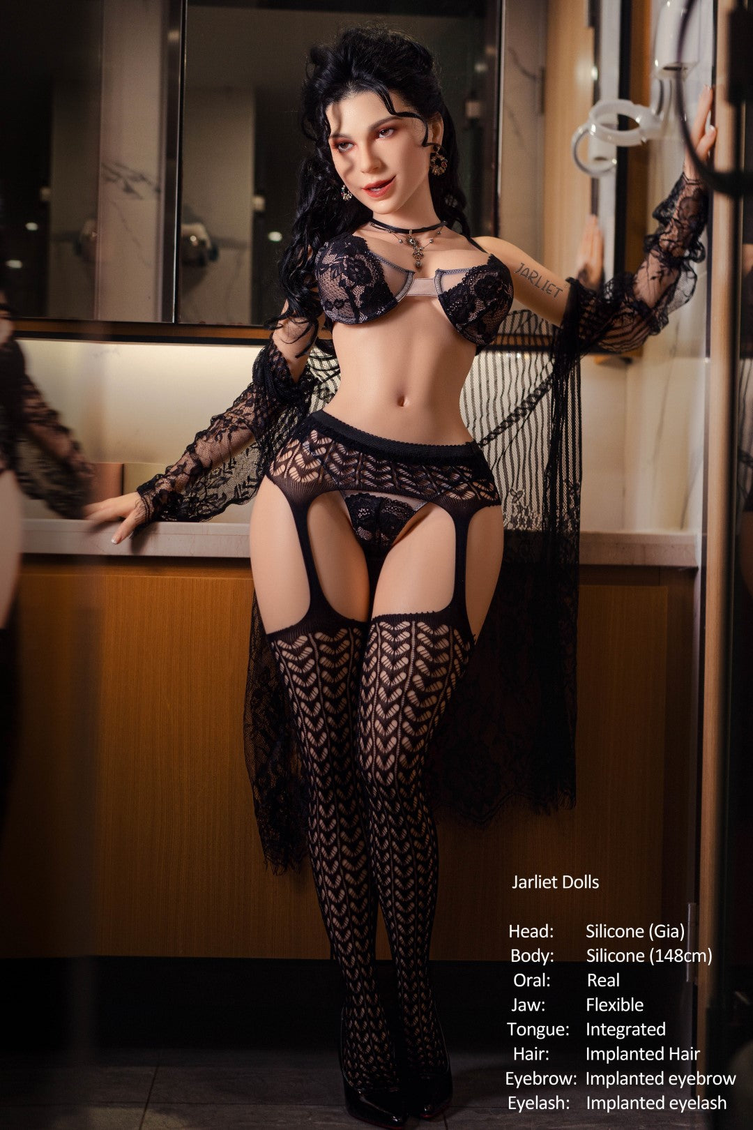 Gia sexdukke (Jarliet 148 cm E-cup silikone)