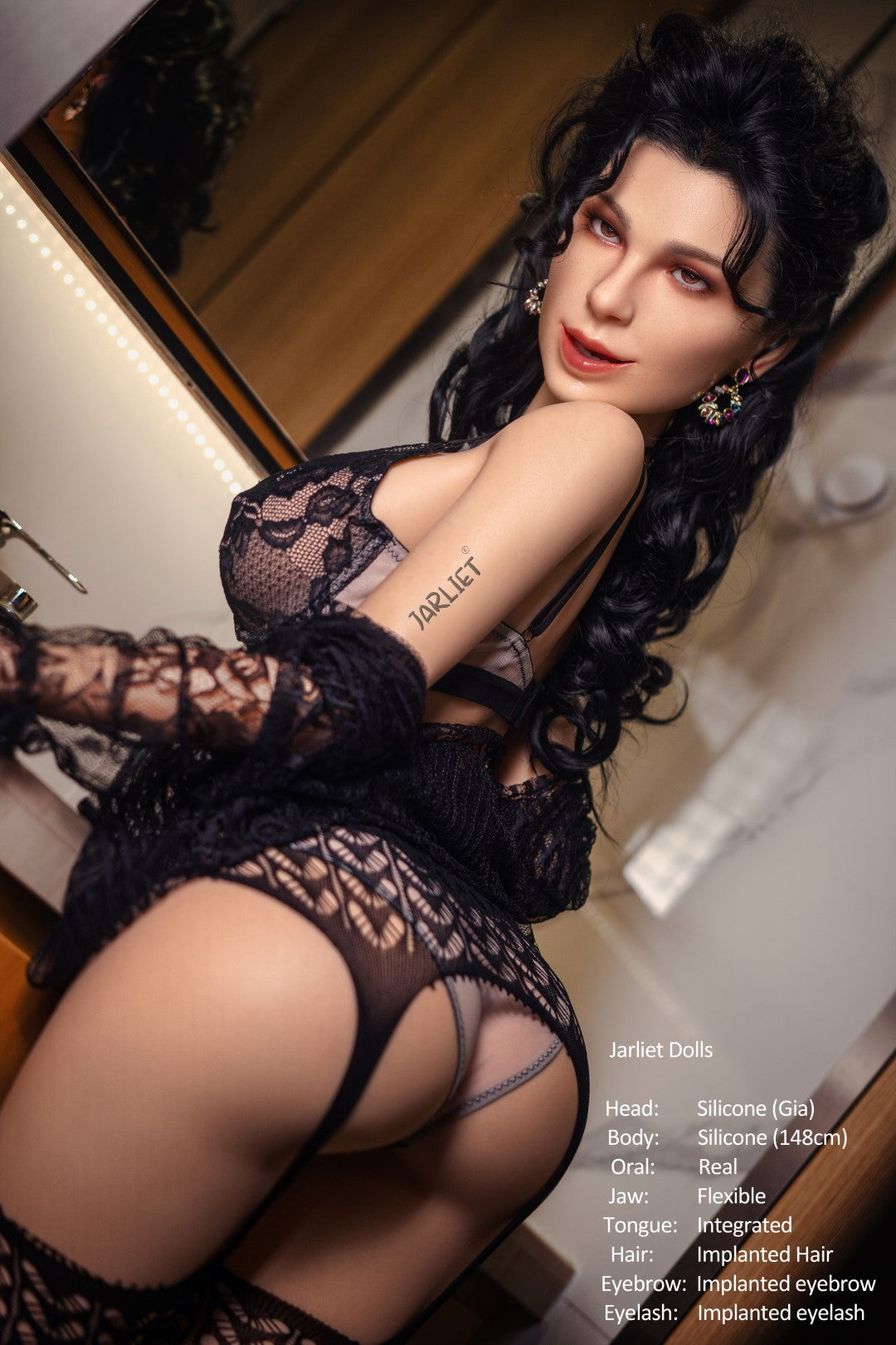 Gia sexdukke (Jarliet 148 cm E-cup silikone)