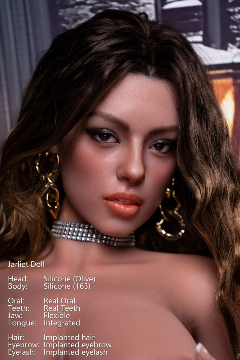 Oliven sexdukke (Jarliet 163 cm D-cup silikone)