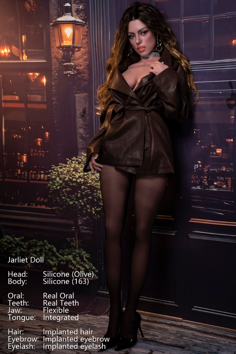 Oliven sexdukke (Jarliet 163 cm D-cup silikone)