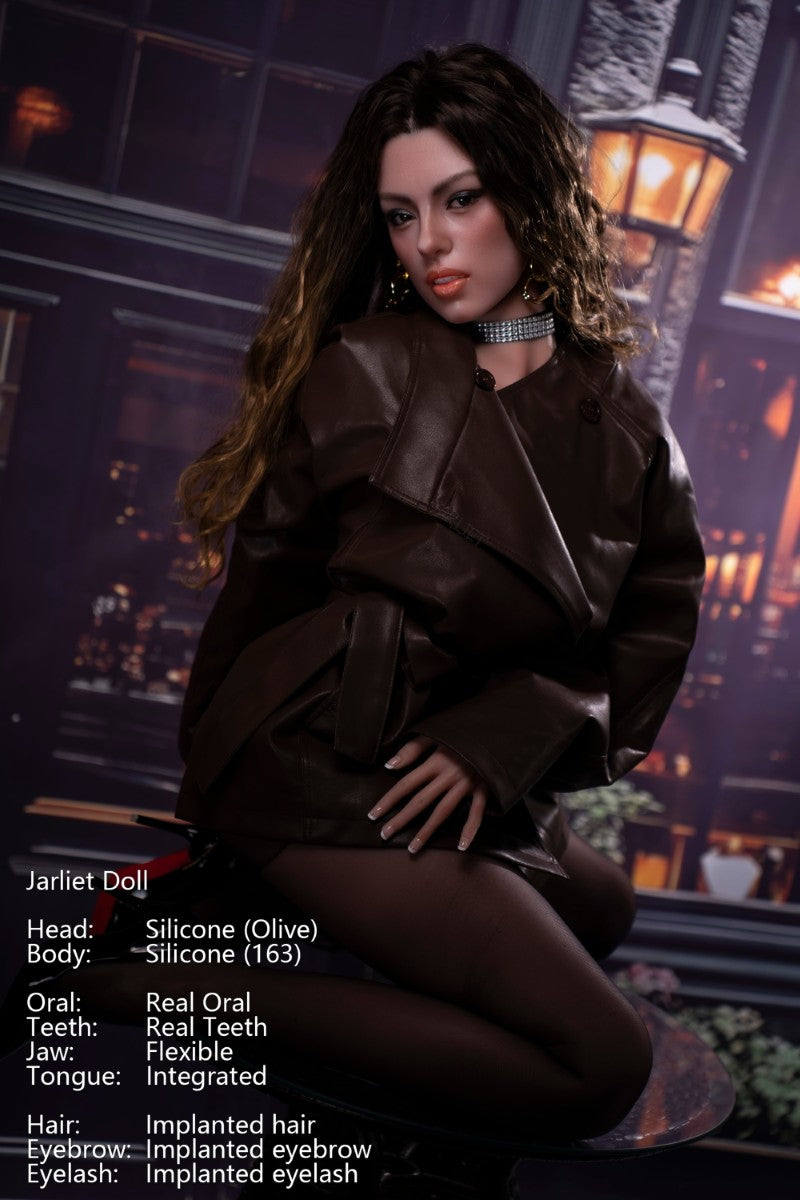 Oliven sexdukke (Jarliet 163 cm D-cup silikone)
