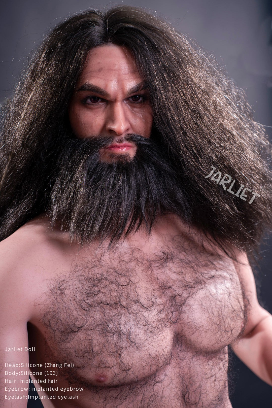 Han sexdukke Zhang Fei fra Jarliet - 193 cm Realistisk dukke med muskuløs krop