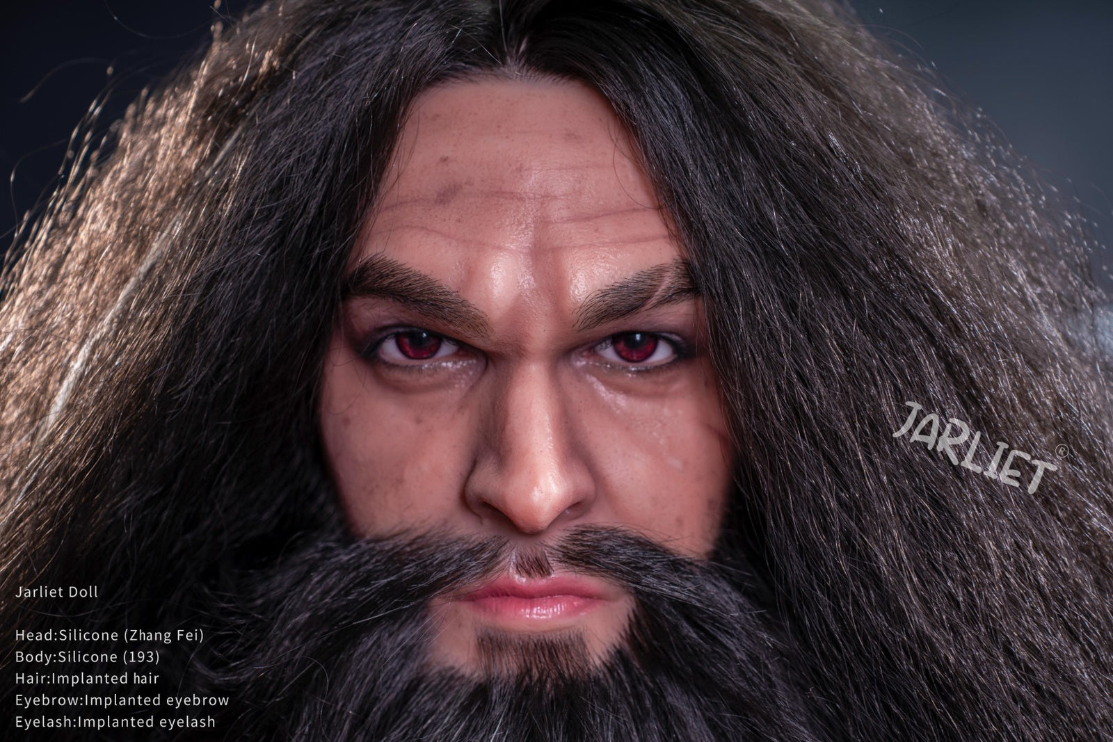 Han sexdukke Zhang Fei fra Jarliet - 193 cm Realistisk dukke med muskuløs krop