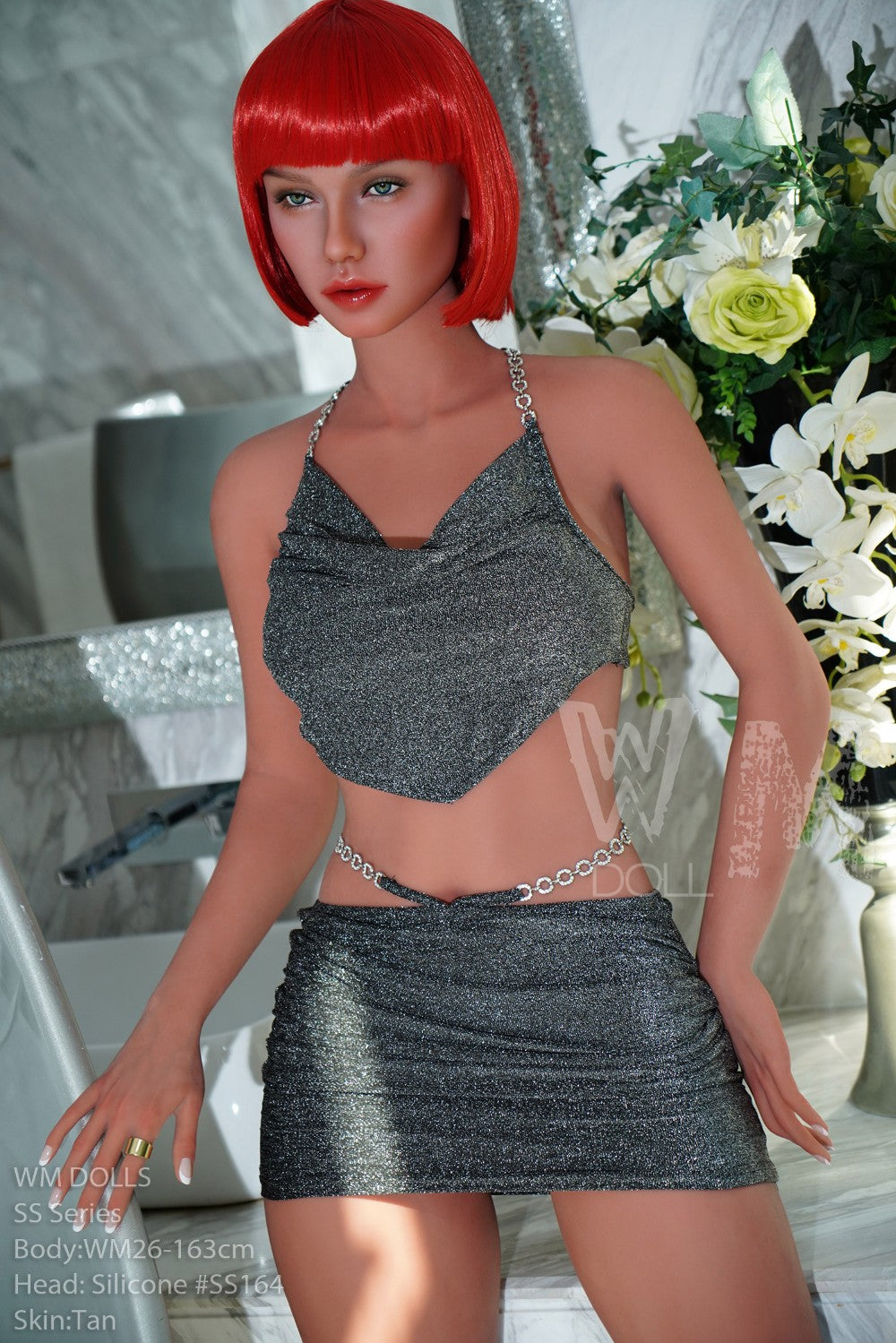 Tess sexdukke (WM-Doll 163 cm D-cup #SS164 TPE+silikone)