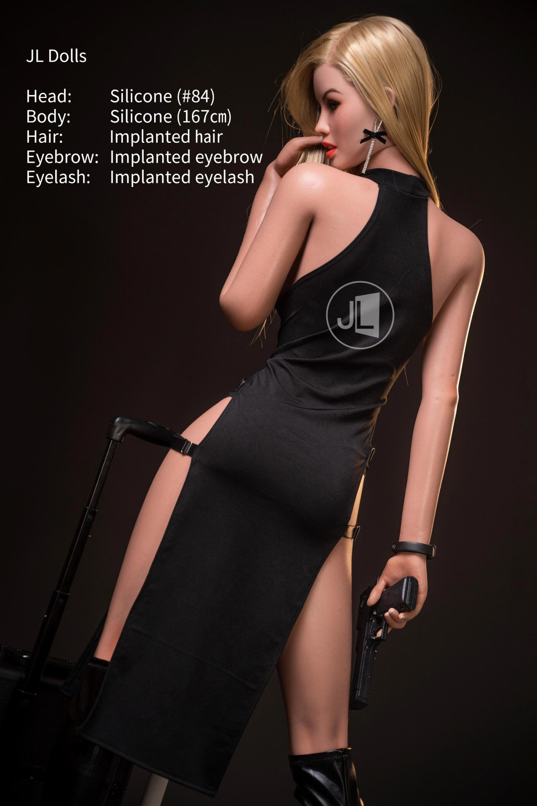 Blanche sexdukke (Jarliet 167 cm B-cup silikone)