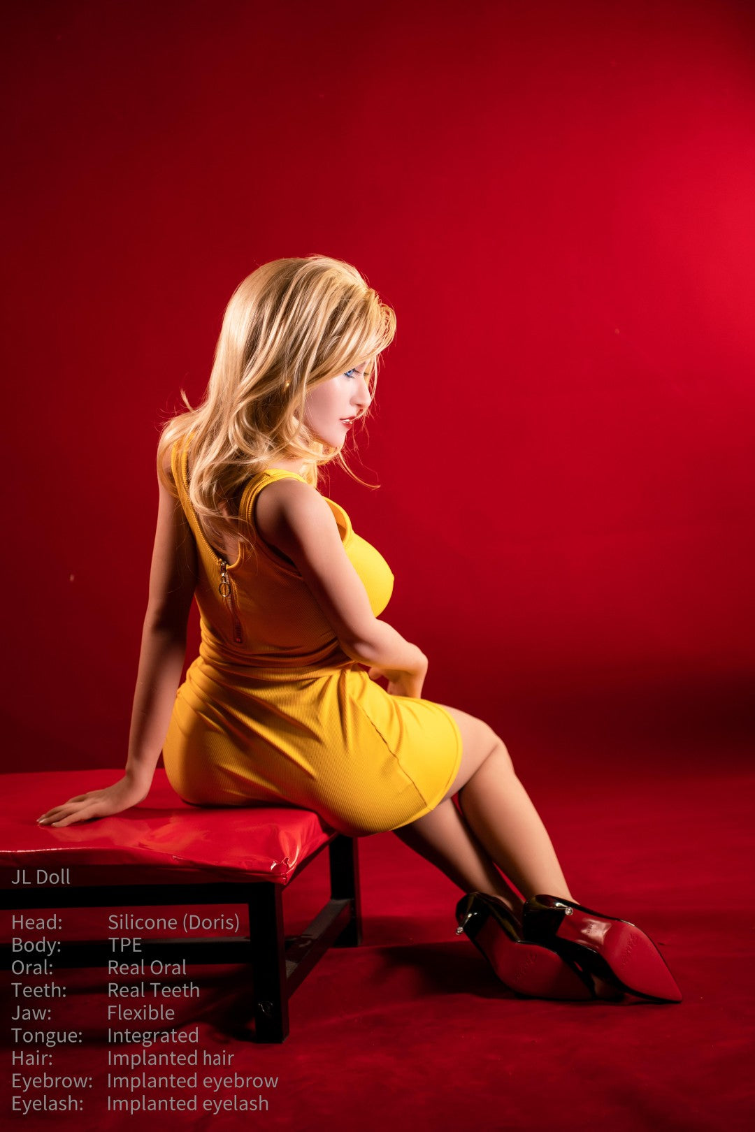 Doris sexdukke (Jarliet 148 cm E-cup TPE+silikone)