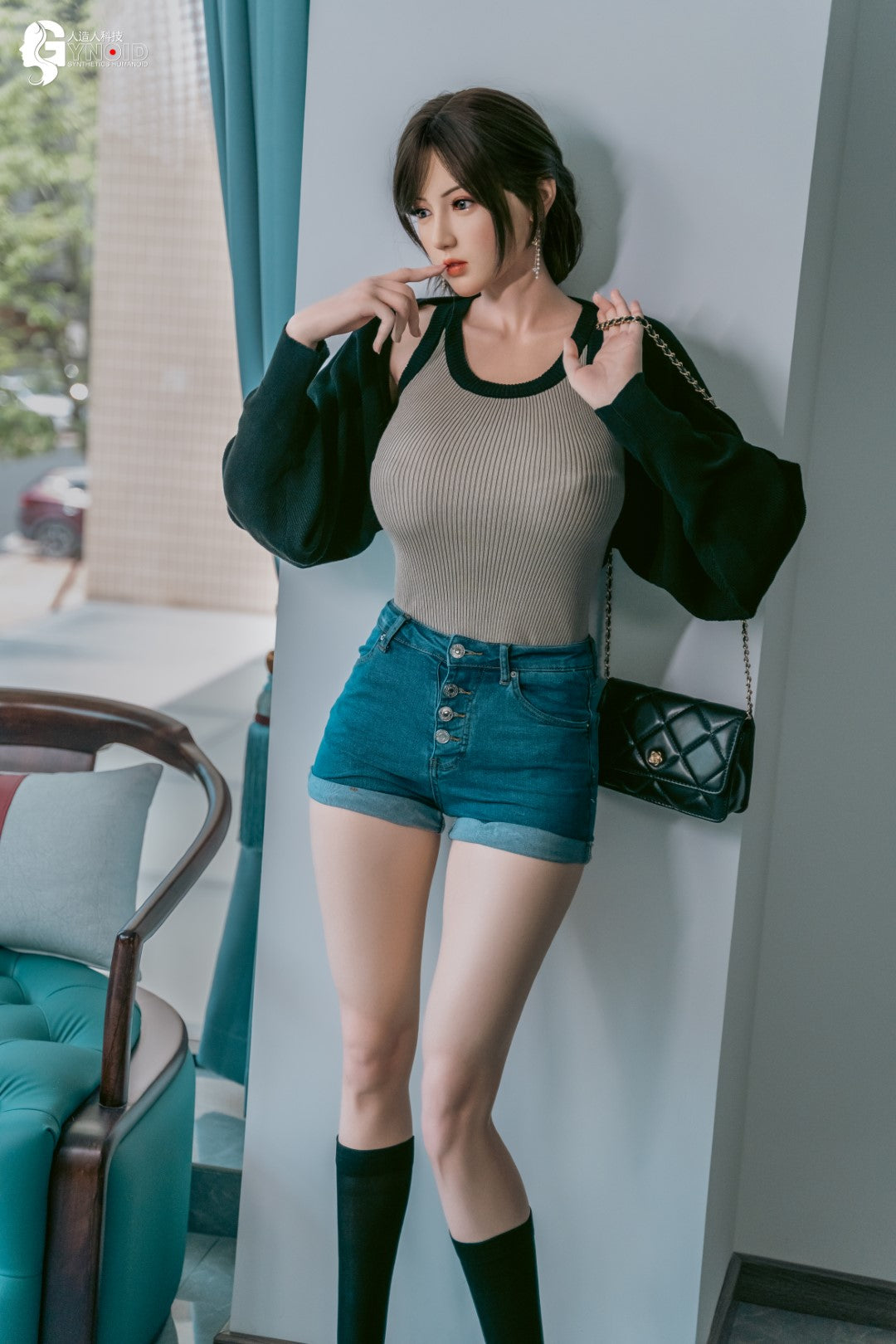 sexdukke Leyla Model 19R Deluxe (Gynoid Doll 168 cm f-cup silikone)