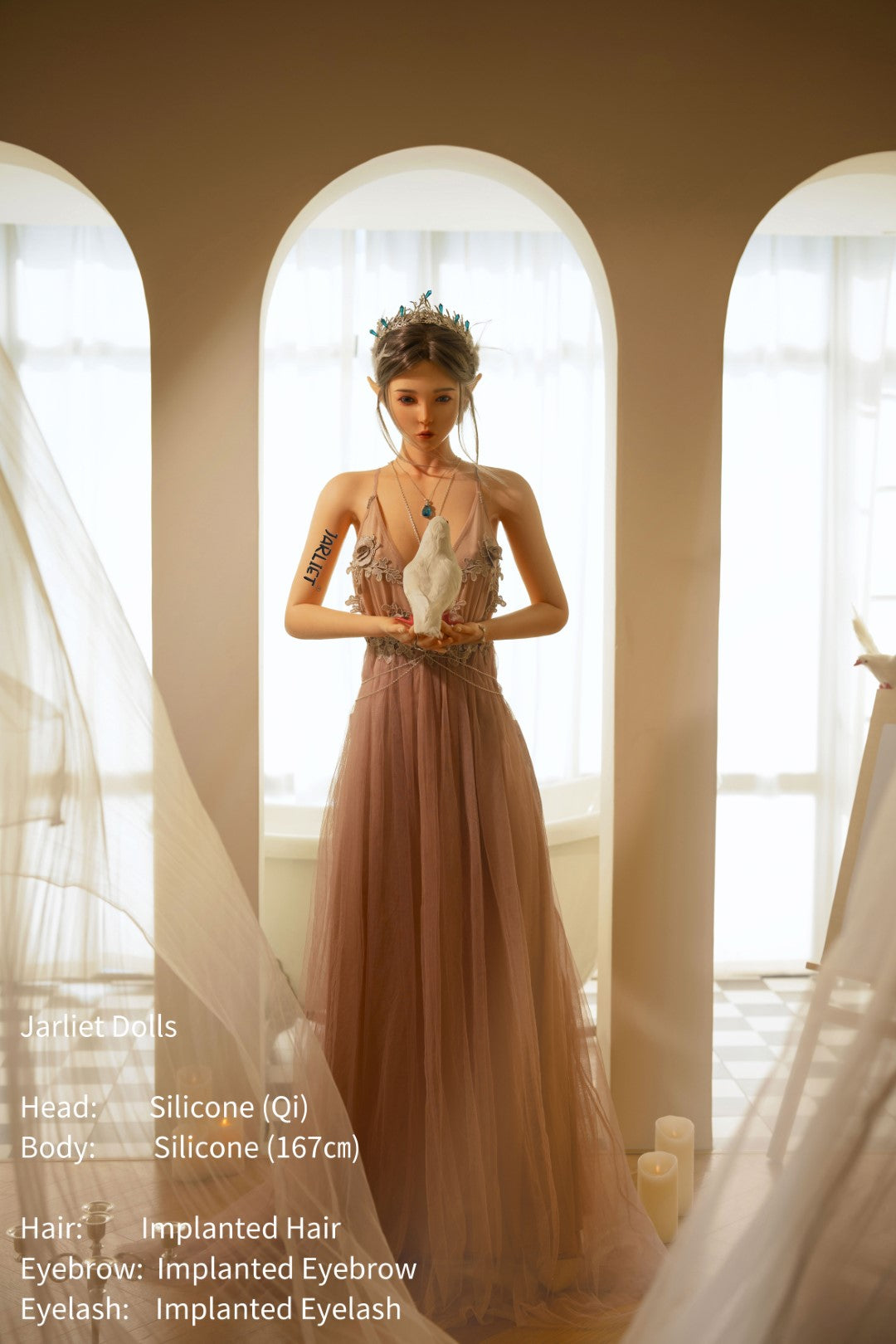 Qi sexdukke (Jarliet 167 cm B-cup silikone)