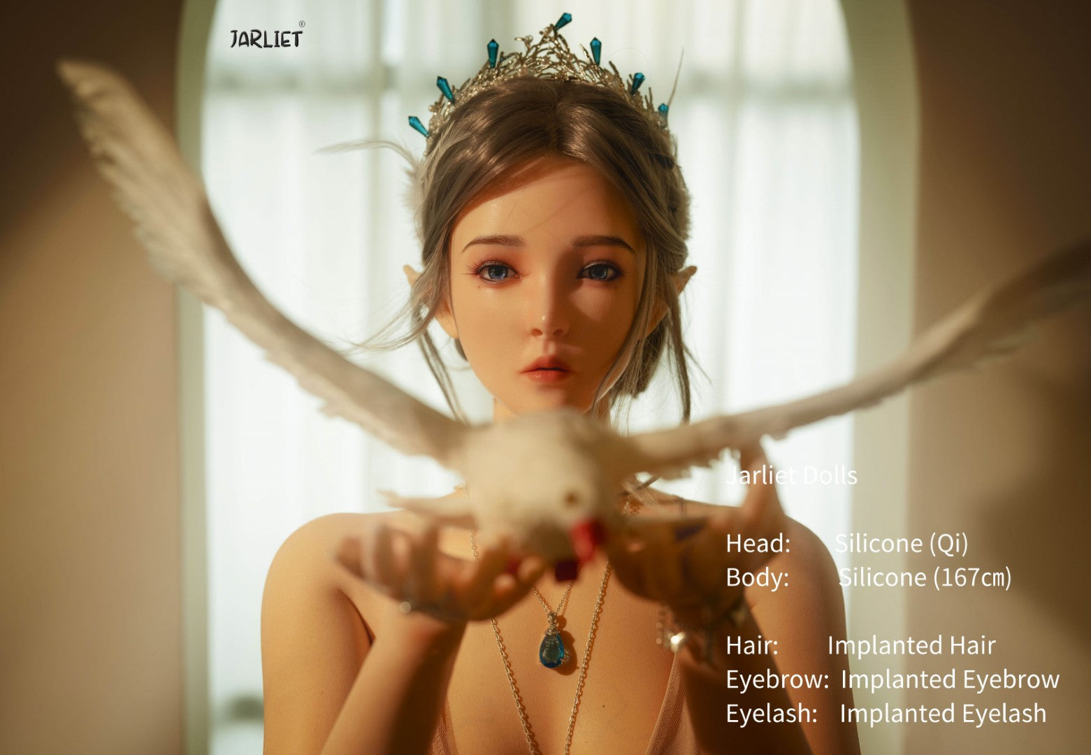 Qi sexdukke (Jarliet 167 cm B-cup silikone)