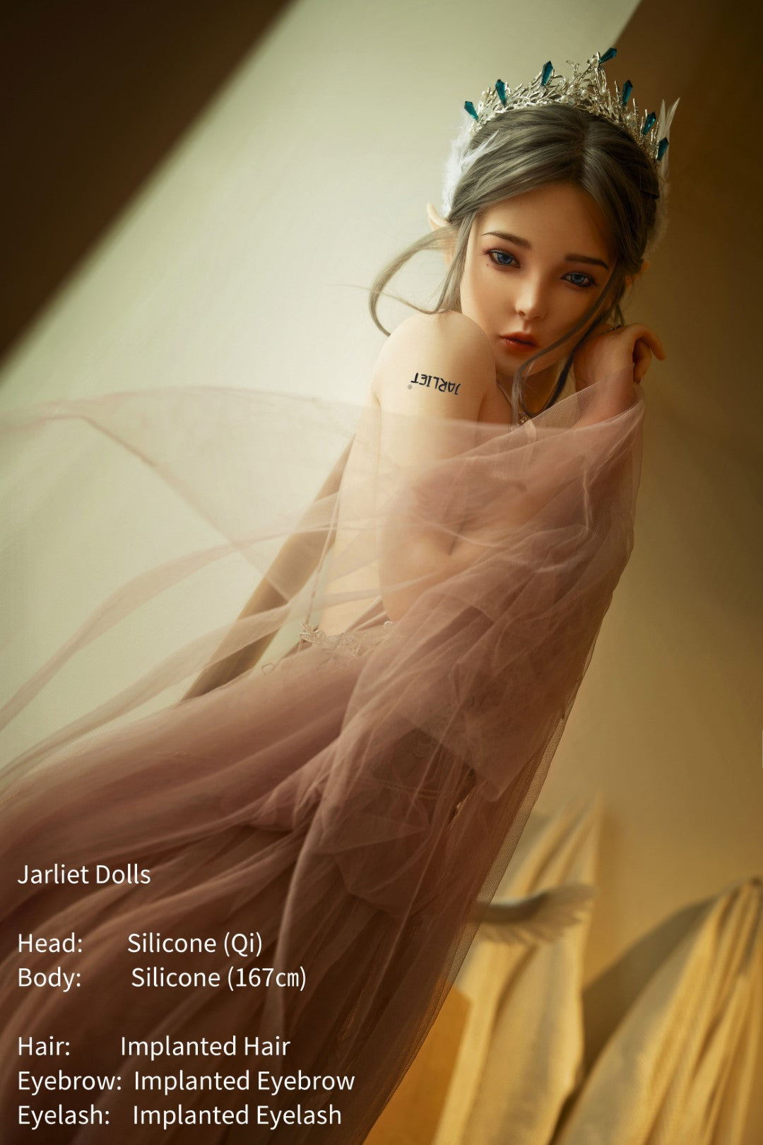 Qi sexdukke (Jarliet 167 cm B-cup silikone)