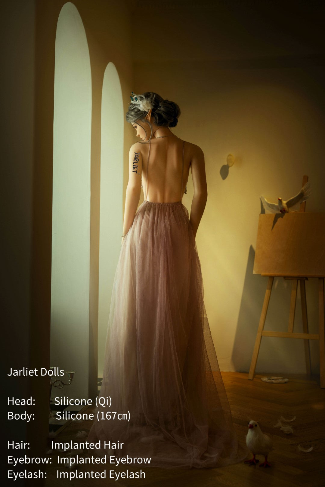 Qi sexdukke (Jarliet 167 cm B-cup silikone)
