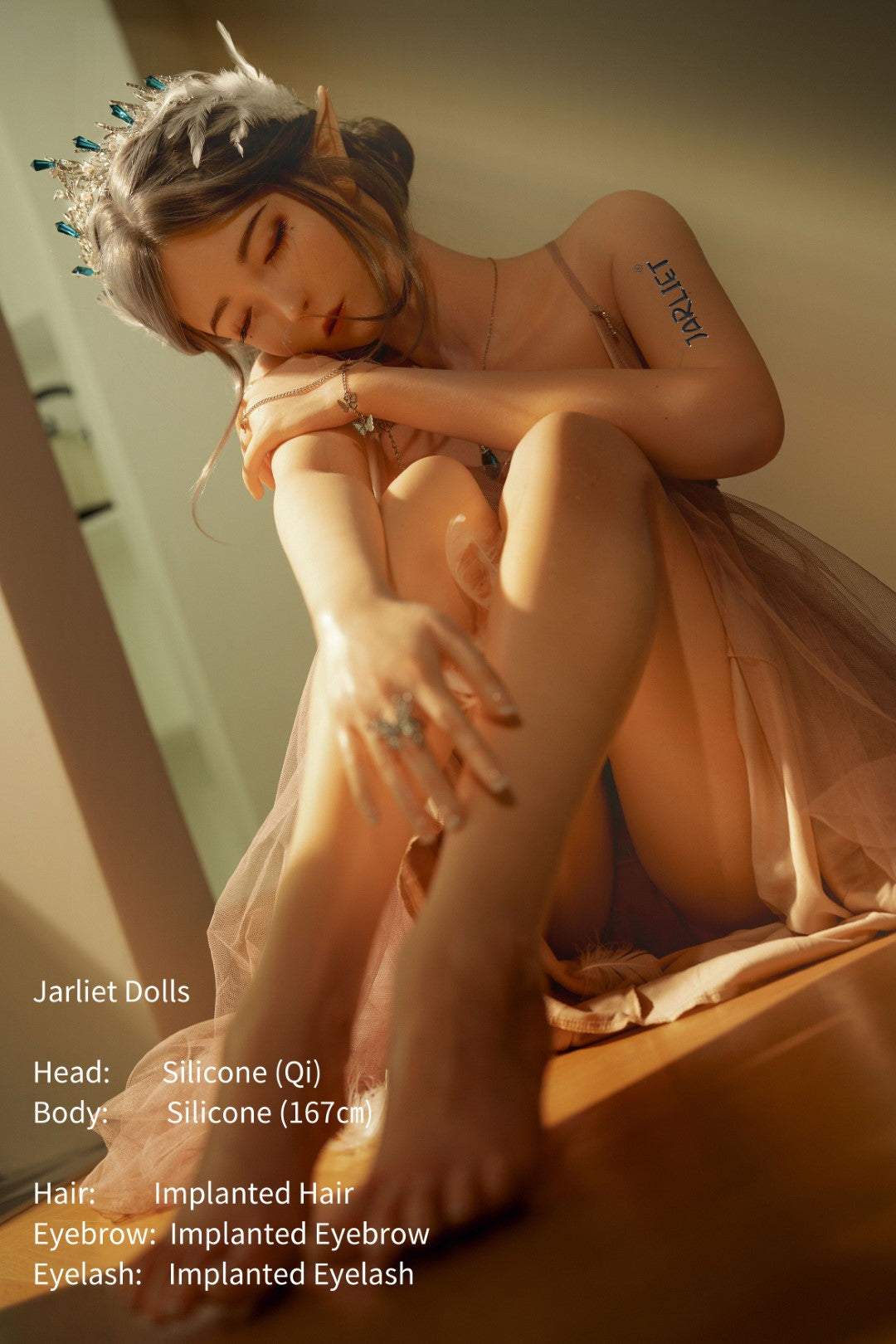 Qi sexdukke (Jarliet 167 cm B-cup silikone)