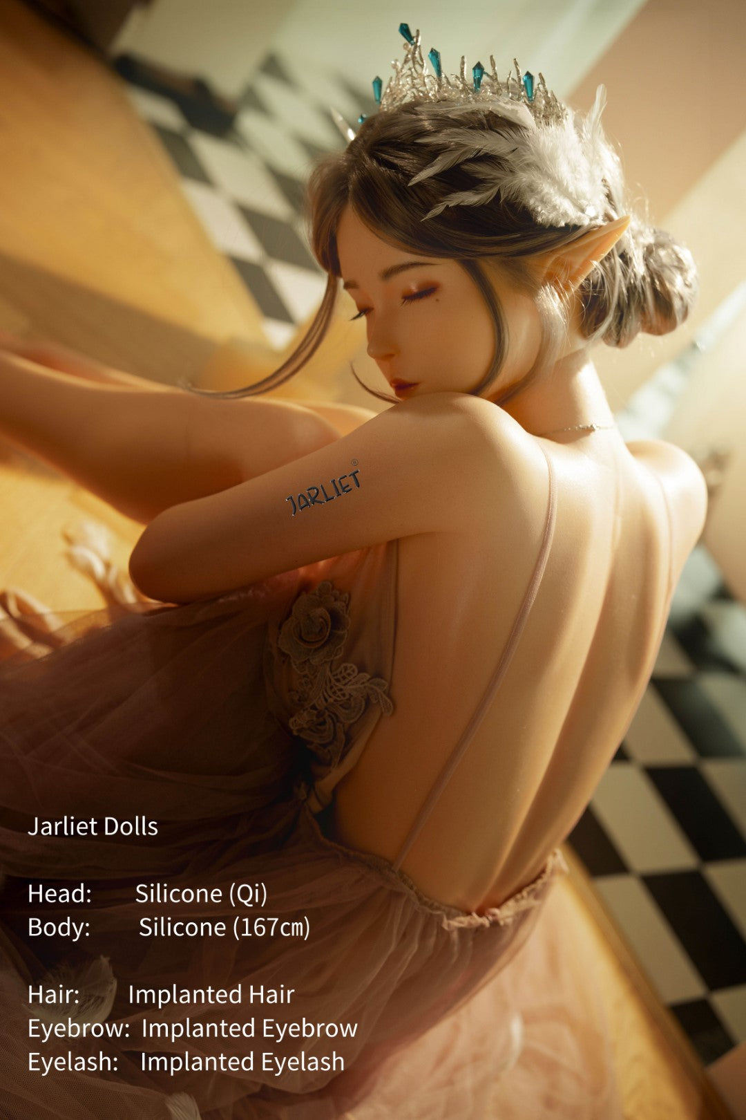 Qi sexdukke (Jarliet 167 cm B-cup silikone)