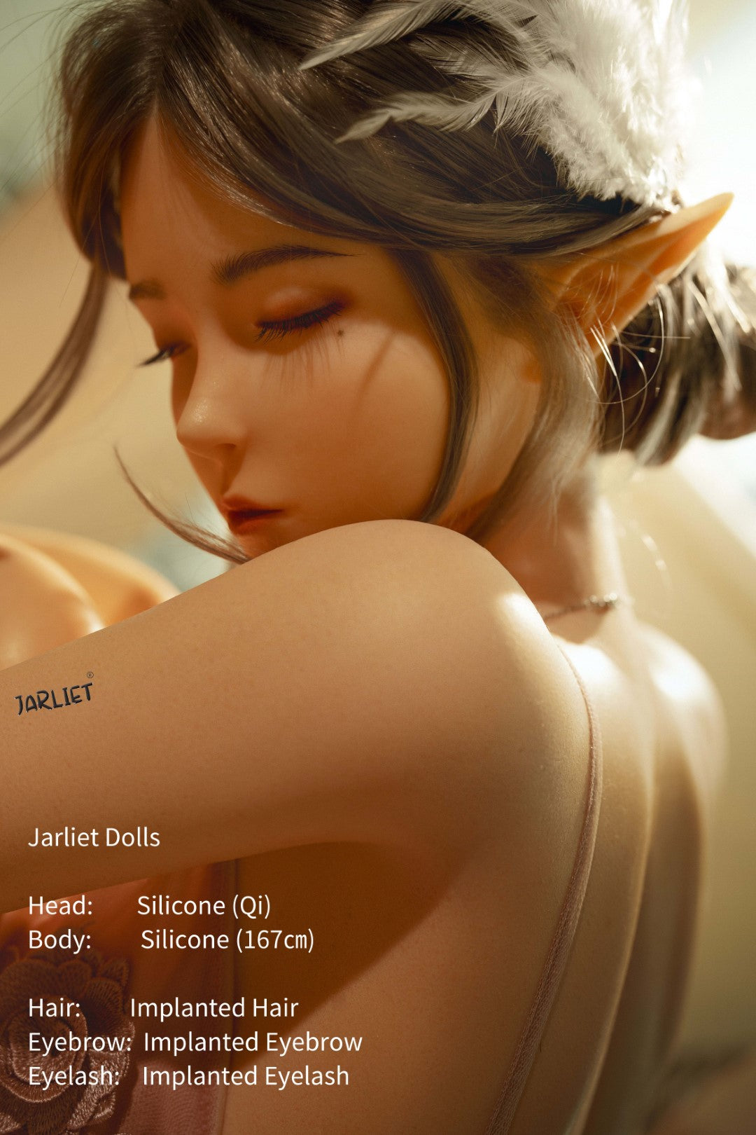 Qi sexdukke (Jarliet 167 cm B-cup silikone)