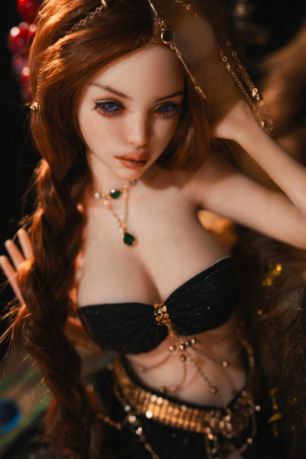 Amina sexdukke (Rosretty Doll 60 cm D-cup SM1 silikone)