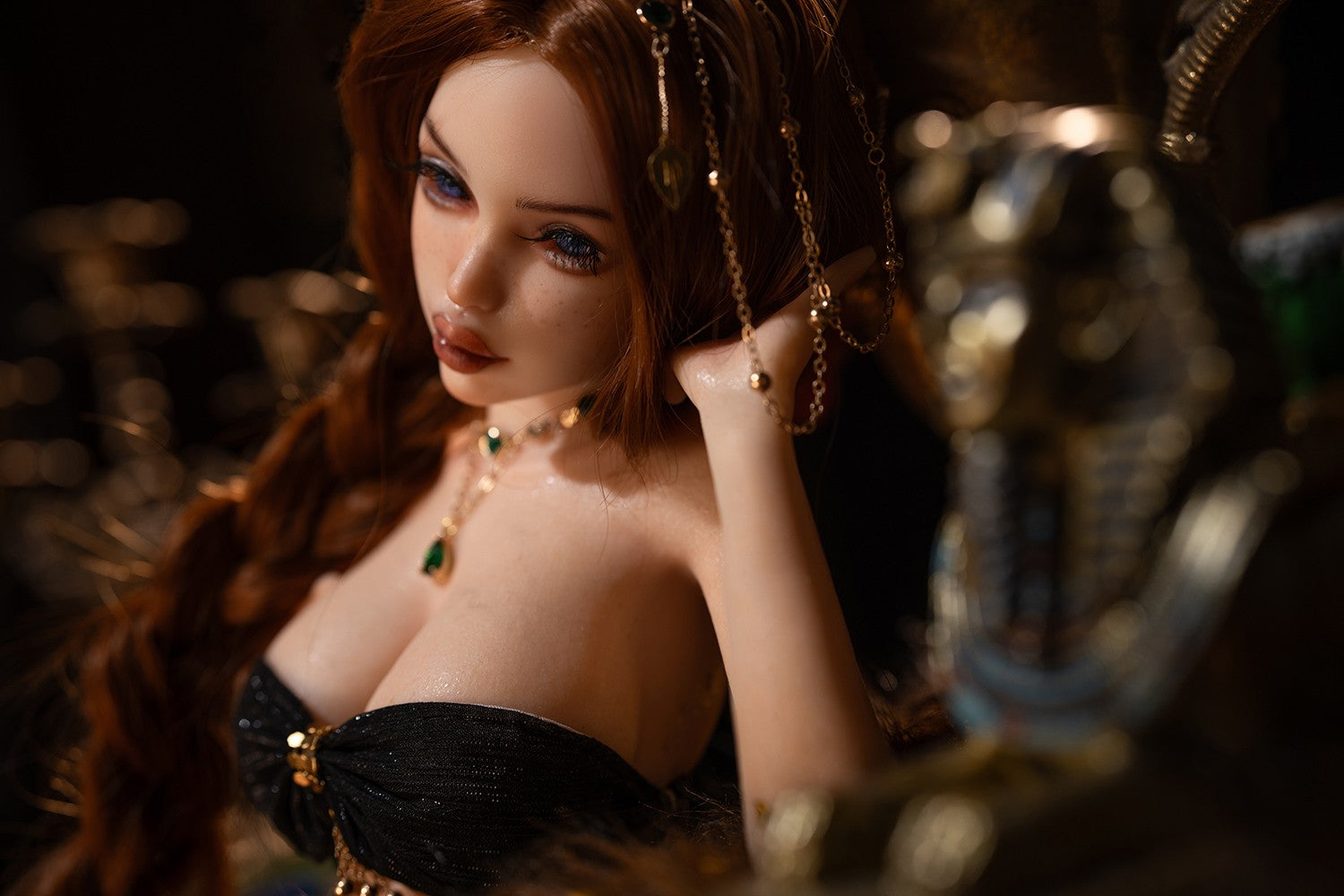 Amina sexdukke (Rosretty Doll 60 cm D-cup SM1 silikone)