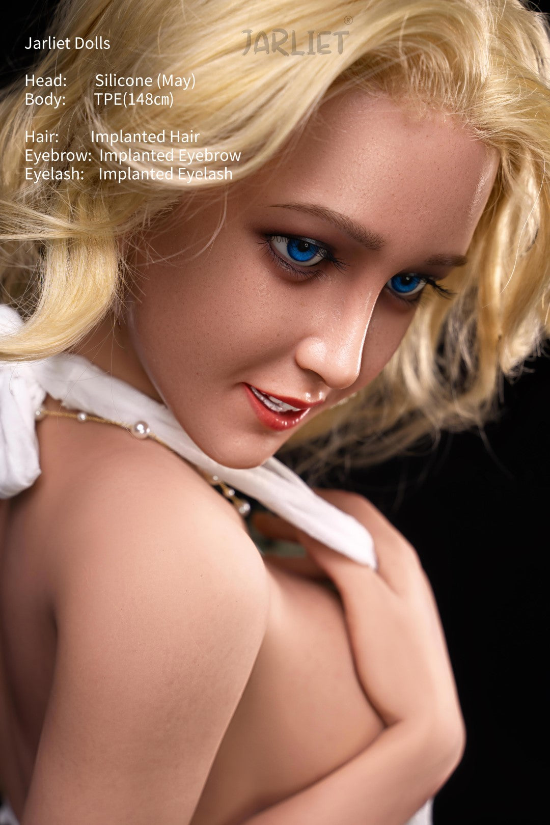 maj sexdukke (Jarliet 148 cm E-cup TPE+silikone)