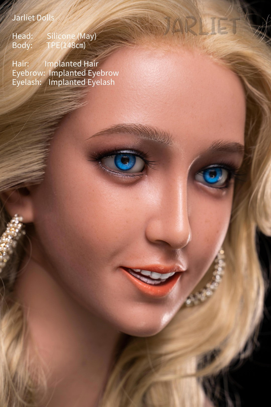 maj sexdukke (Jarliet 148 cm E-cup TPE+silikone)