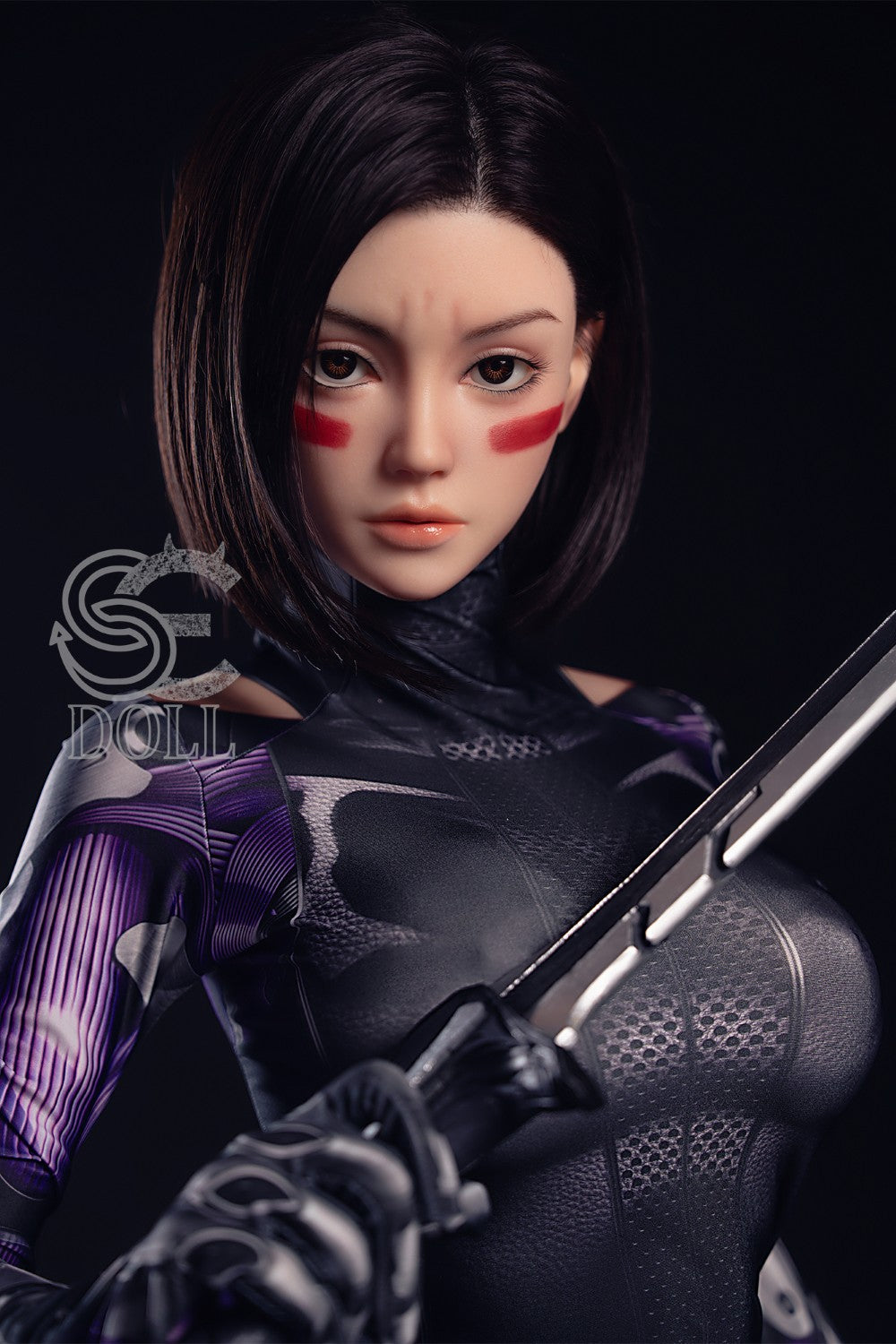 Oplyst. "Alita" sexdukke (SEDoll 161 cm e-cup #149SC silikone Pro)