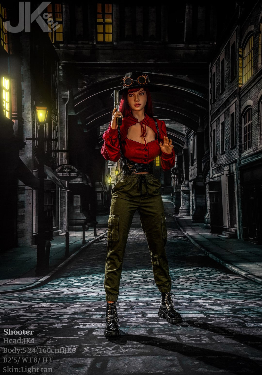 Shotter sexdukke (JK-Doll 160 cm D-cup JK4 TPE)