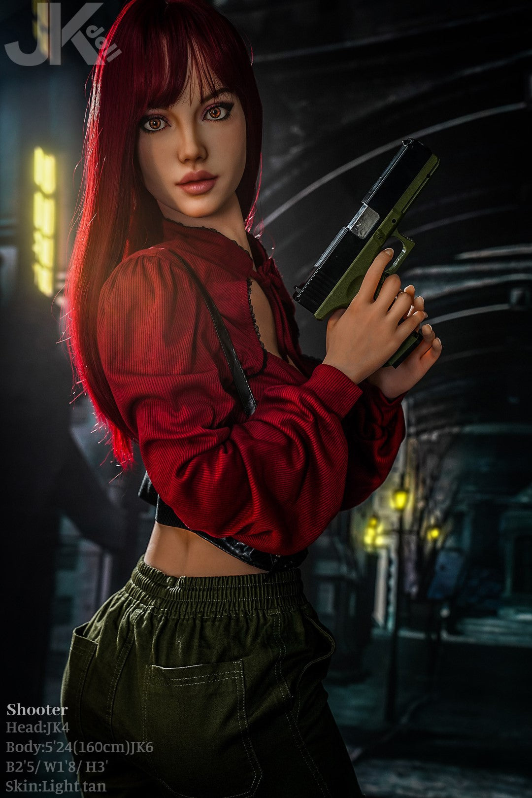 Shotter sexdukke (JK-Doll 160 cm D-cup JK4 TPE)