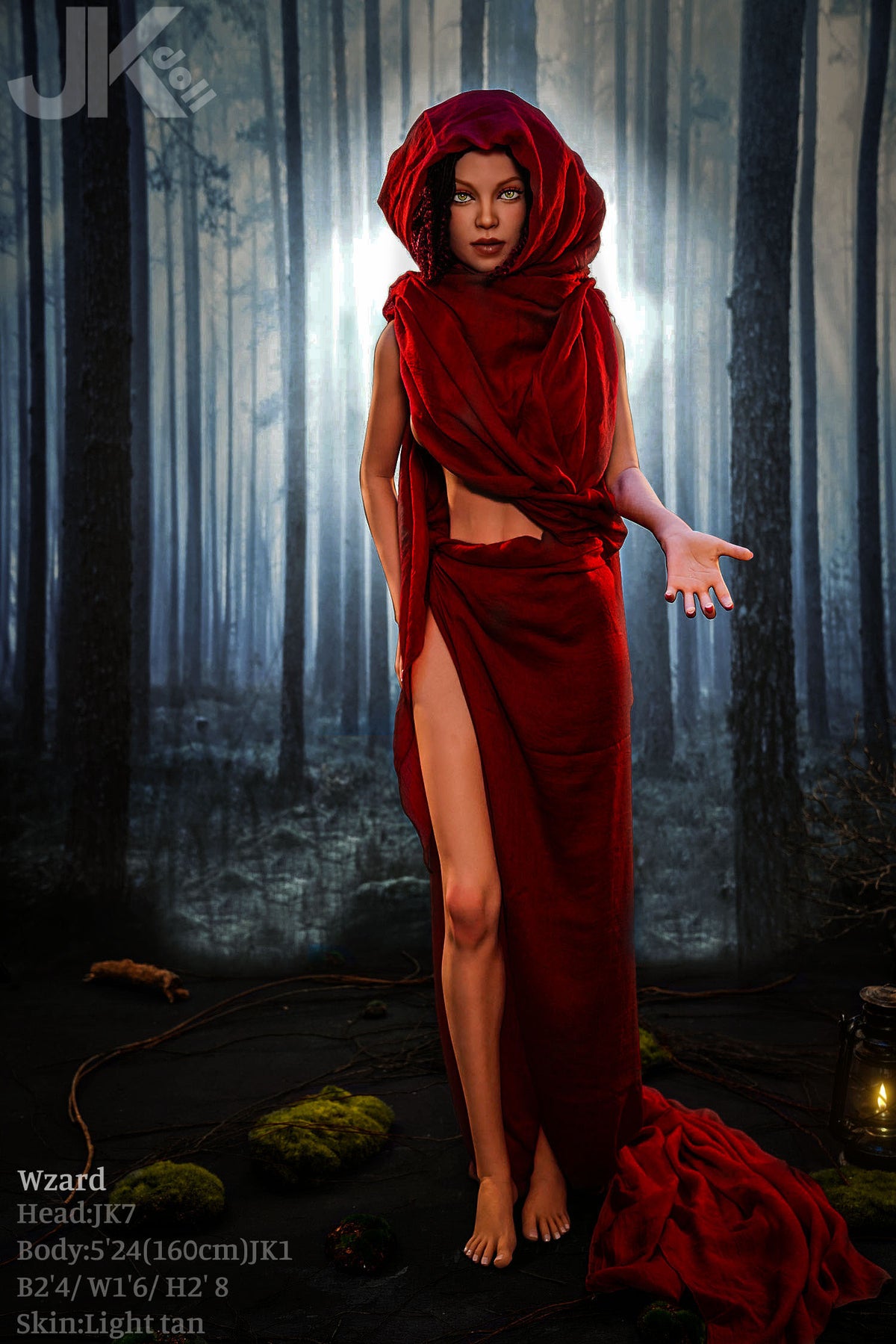 Troldmand sexdukke (JK-Doll 160 cm D-cup JK7 TPE)