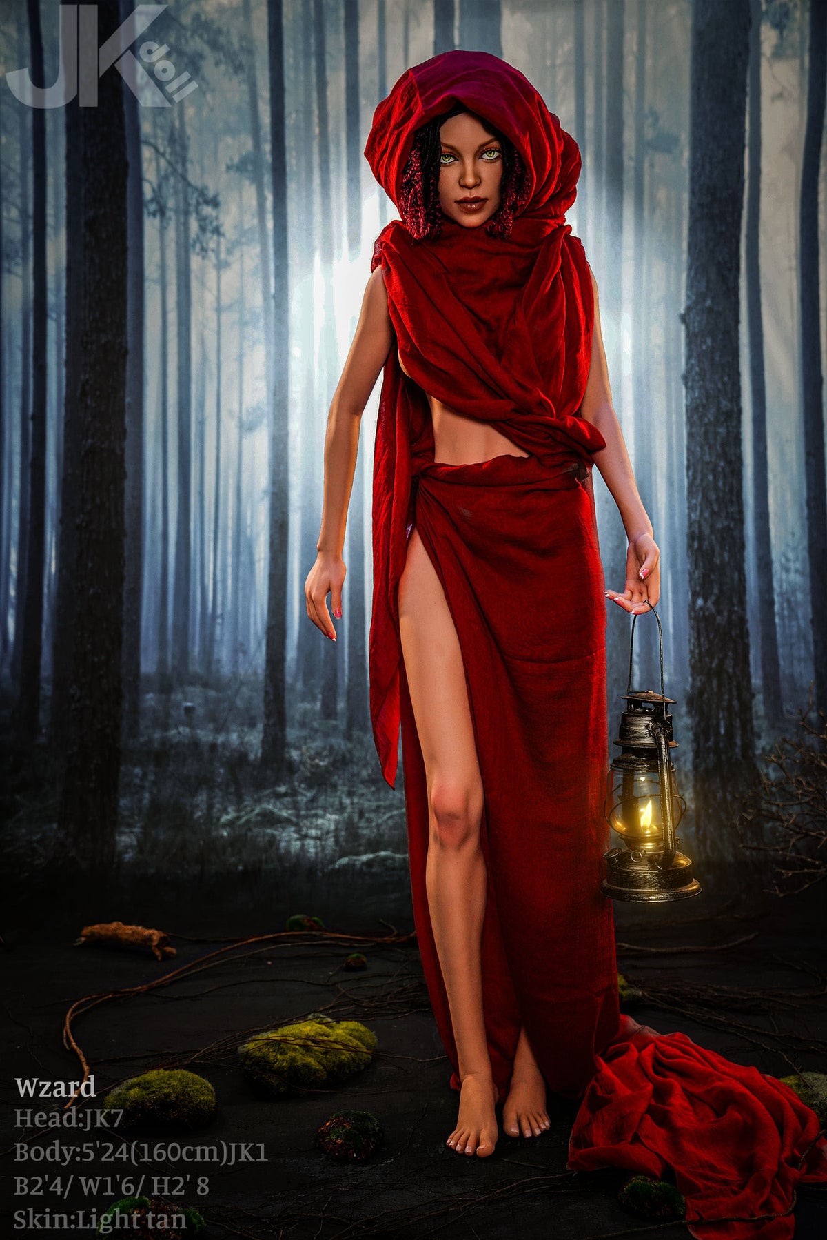 Troldmand sexdukke (JK-Doll 160 cm D-cup JK7 TPE)