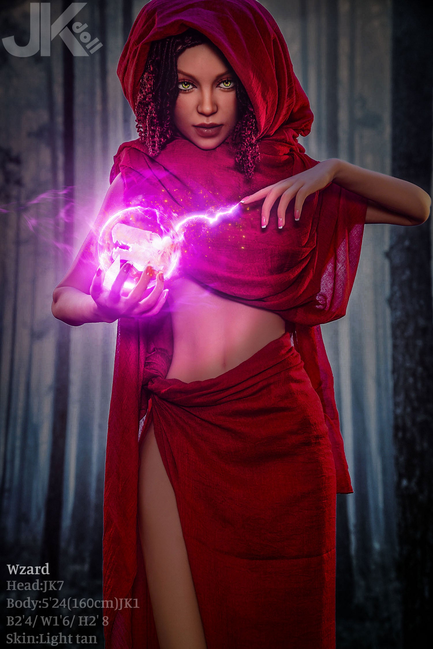 Troldmand sexdukke (JK-Doll 160 cm D-cup JK7 TPE)