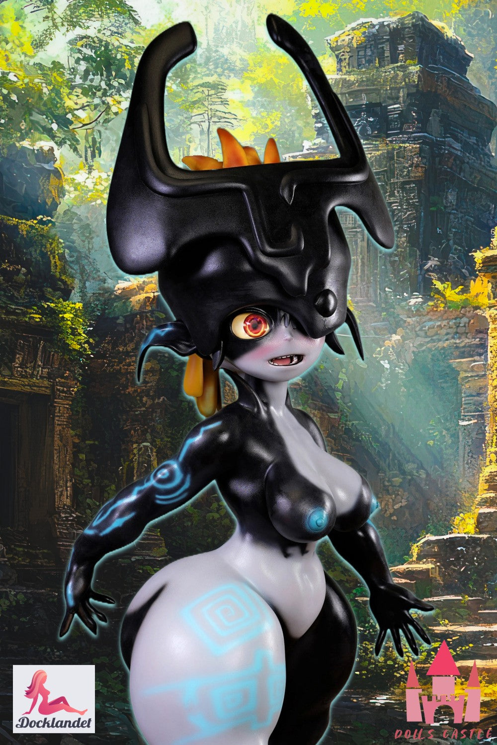 Midna is a special 130 cm doll from the Dolls Castle brand. This doll has an appearance inspired by the popular character Midna from the game The Legend of Zelda. For those of you looking for a Midna sex doll in real size, this doll is really something to check out. The Midna sex doll is really curvy with very wide hips. A unique doll and something for the real collector or for those of you who have fantasized about sex with a fictional character like Midna.&nbsp;