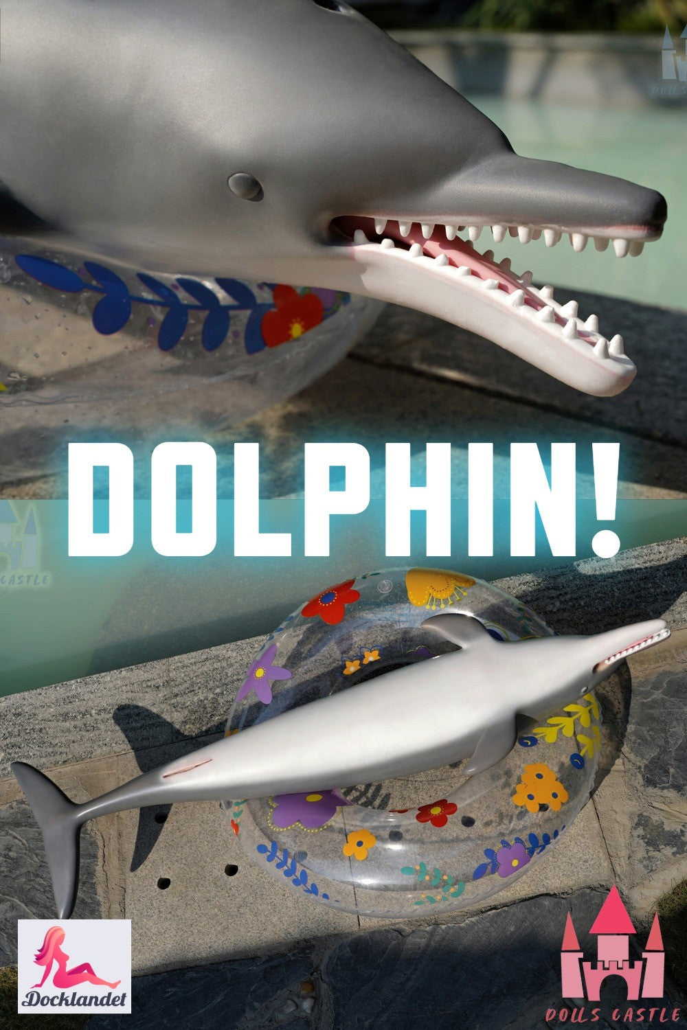 Dolphin is a unique sex doll from the Dolls Castle brand. For those of you who dream of an intimate experience with a dolphin, there is finally a dolphin sex doll! There are many stories, myths and fantasies about dolphins and sex. Of course, a real experience with a dolphin is something that is not feasible, but with a silicone dolphin, only your own fantasies set the limits!