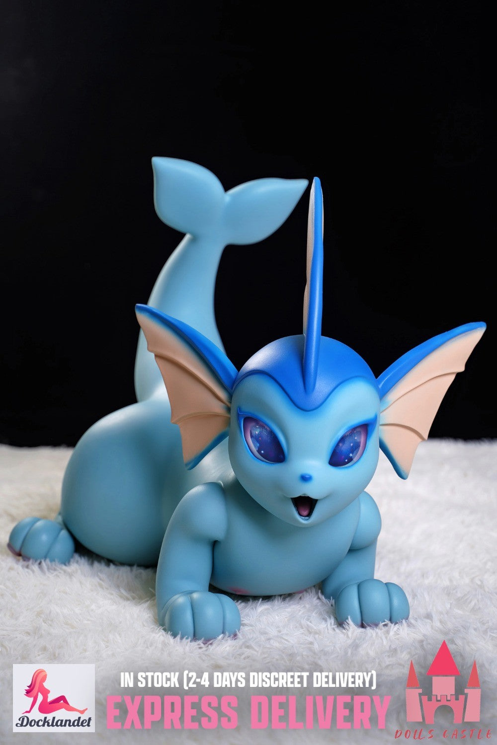 Vaporeon sexdukke (Dolls Castle 100 cm silikone) EXPRESS Pokemon dukke på lager